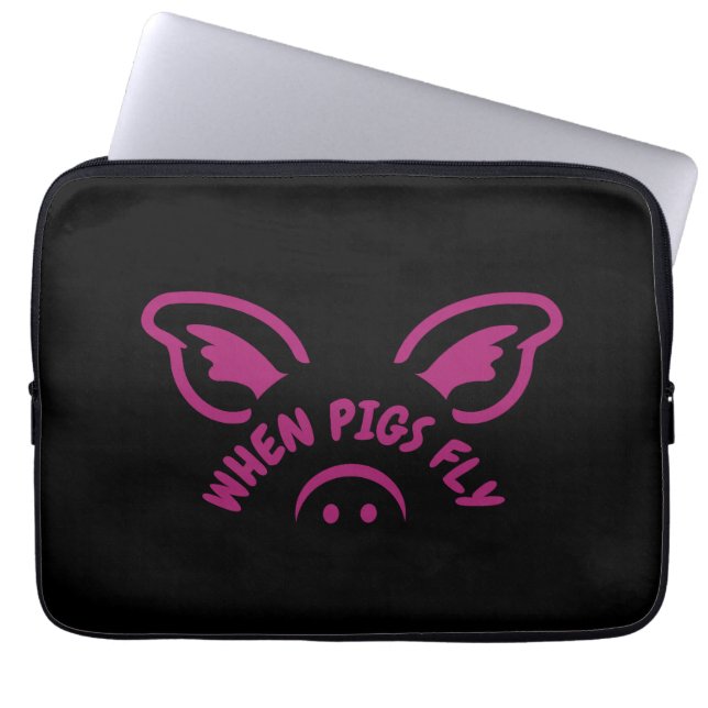 Capa Para Notebook Cuando los cerdos vuelen (Frente)
