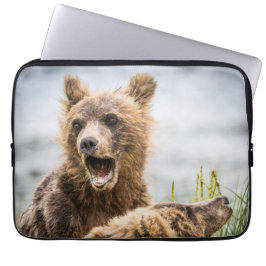 Capa Para Notebook Cubos Grizzly Procurando Sua Mãe