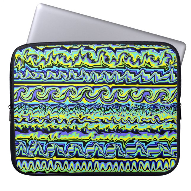Capa Para Notebook Cuckoo Abstrato Swirl (Frente)