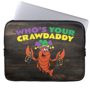 Capa Para Notebook Cujo Crawaddy Mardi Gras Engraçado