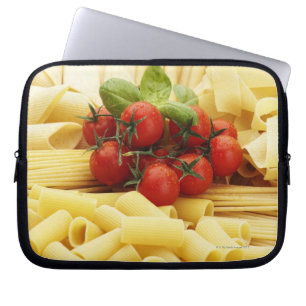 Capa Para Notebook Culinária italiana. Massa e tomates