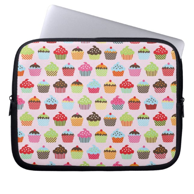 Capa Para Notebook Cupcakes bonitos (Frente)