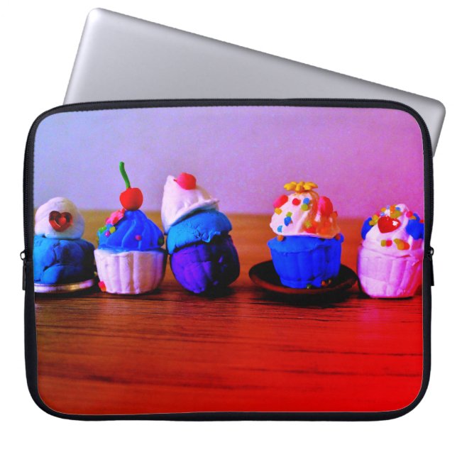 Capa Para Notebook Cupcakes do rico (Frente)