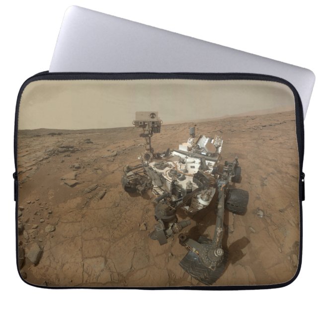 Capa Para Notebook Curiosidade Rover Na Superfície De Marte. (Frente)