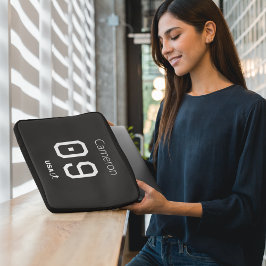 Capa Para Notebook Custom Minimalist American Athlete Monochromatic