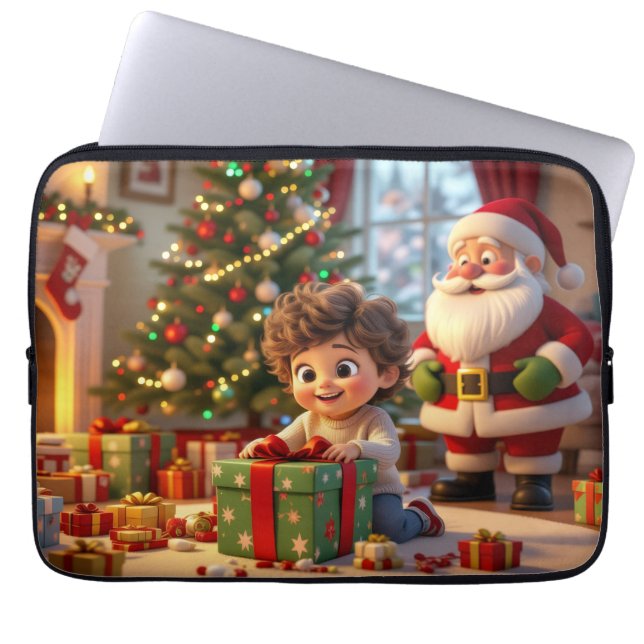 Capa Para Notebook Custom Name Holiday KeepsakeElectronics Bag (Frente)