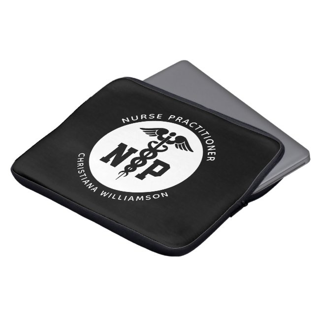 Capa Para Notebook Custom NP Nurse Practitioner Graduation Caduceus (Frente Topo)