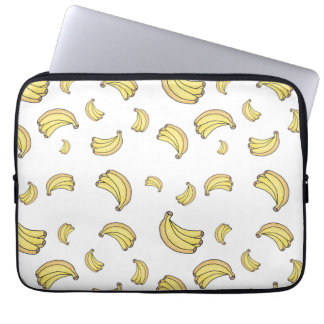 Capa Para Notebook Cute Banana Pattern | Hand Drawn Banana Aesthetic 