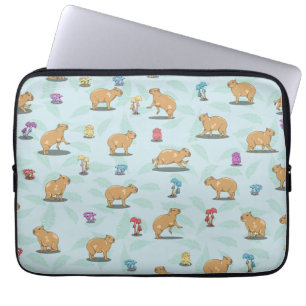 Capa Para Notebook Cute capybara Pattern
