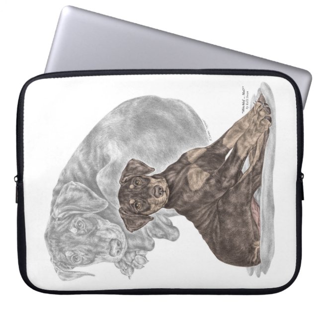 Capa Para Notebook Cute Doberman Pinscher Puppy (Frente)