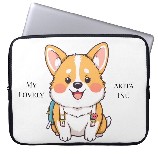 Capa Para Notebook Cute Hachiko Akita Inu Loyal Dog Japan (Frente)