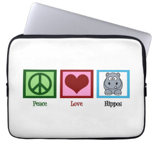 Capa Para Notebook Cute Hippo