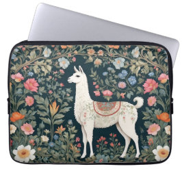 Capa Para Notebook Cute Llama Elegant Floral