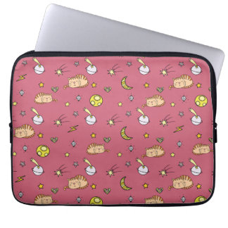 Capa Para Notebook Cute Space Cat Pattern – Adorable Cosmic Kitty