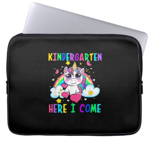 Capa Para Notebook Cute Unicorn Jardim de Infância Aqui Vou Eu Escola