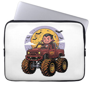 Capa Para Notebook Cute Vampire Monster Truck Halloween Camisa Design