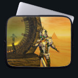 Capa Para Notebook CYBORG TITAN,DESERT HYPERION Science Ficfi<br><div class="desc">Imagem artística, colorida e brilhante de ficção científica em cores amarela, verde, castanha, branca. Titan cyborg da Hyperion com sua vibrante carapaça metálica cromática reflexiva em um ambiente surreal com pirâmides, sol quente, deserto semelhante a uma paisagem egípcia, quadro de animação do filme 3D Hyperion World . É também um...</div>