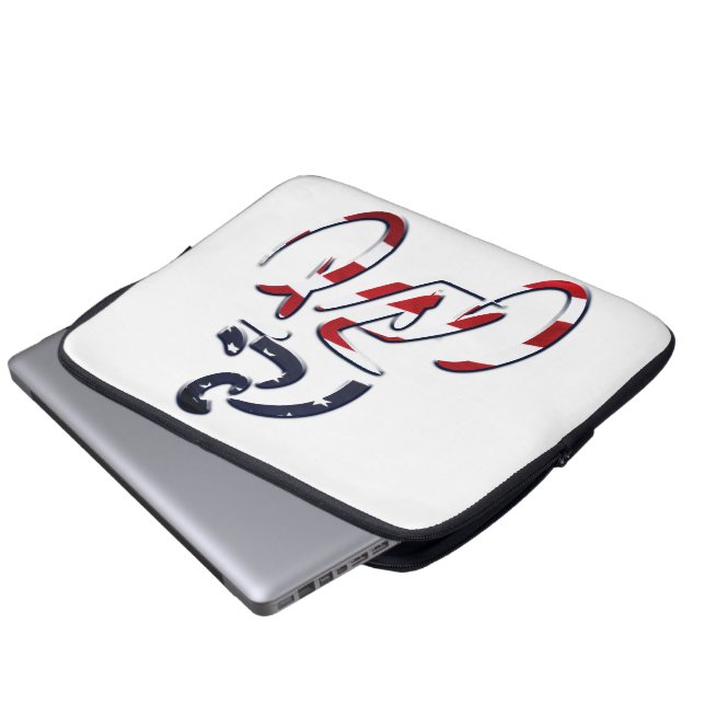 Capa Para Notebook CYCLING Patriótico dos EUA (Frente Inferior)