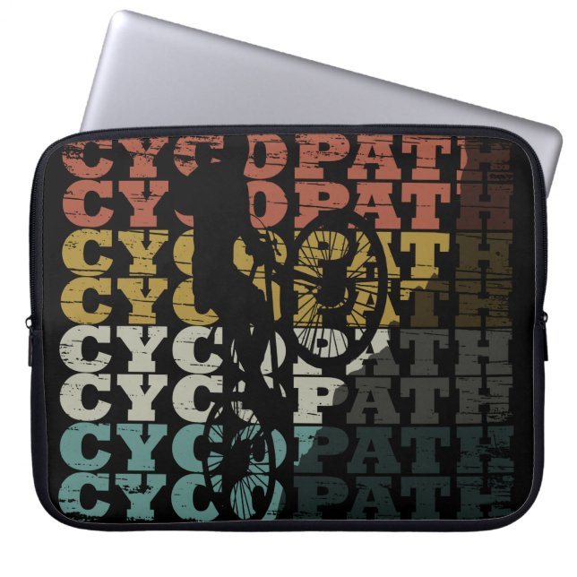 Capa Para Notebook cycopath offroad biking dizendo (Frente)