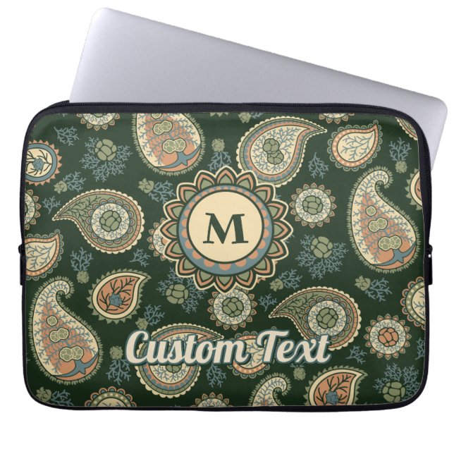 Capa Para Notebook Cypress Paisley Pattern (Frente)