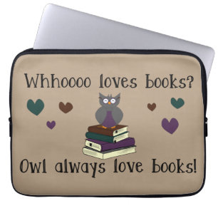 Capa Para Notebook Da coruja livros do amor sempre