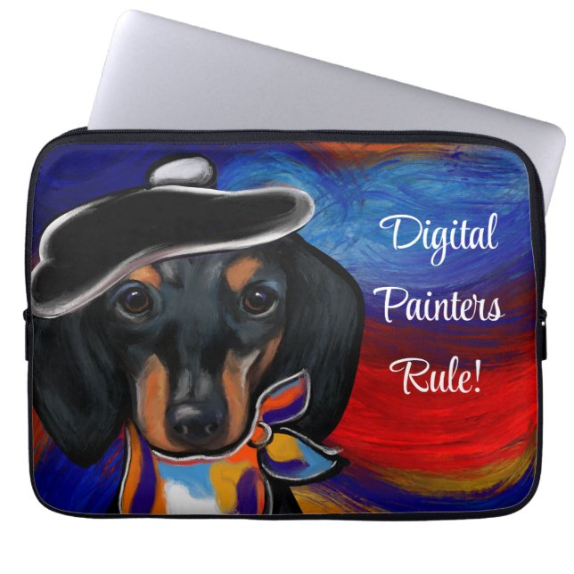 CAPA PARA NOTEBOOK DACHSHUND (Frente)