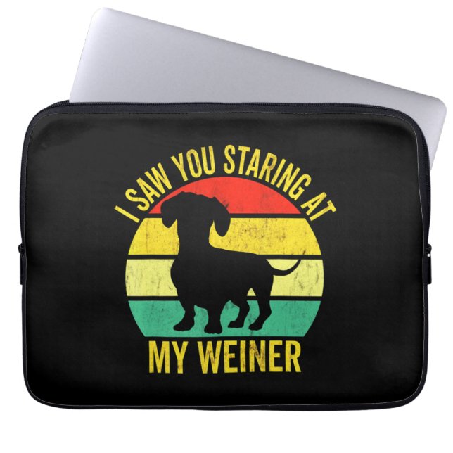 Capa Para Notebook Dachshund Pai Men (Frente)