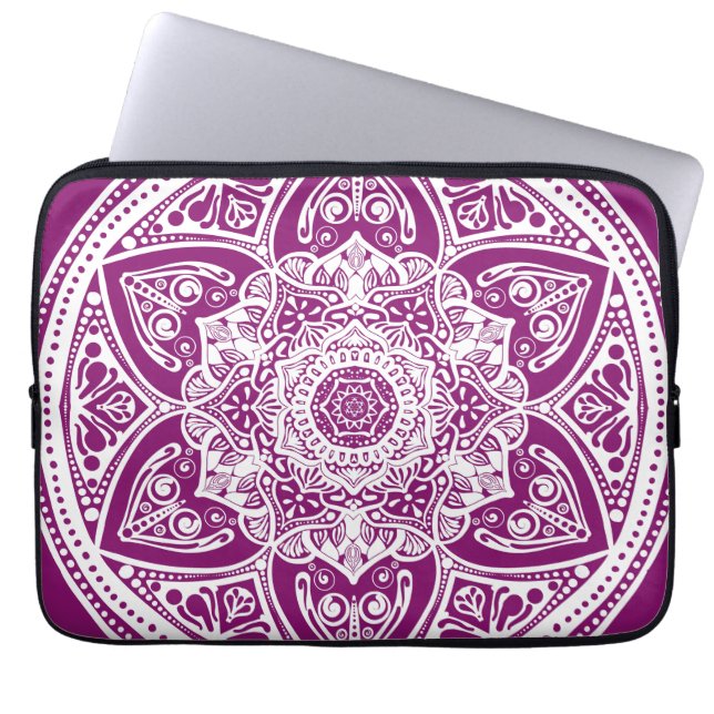 Capa Para Notebook Dahlia Mandala (Frente)