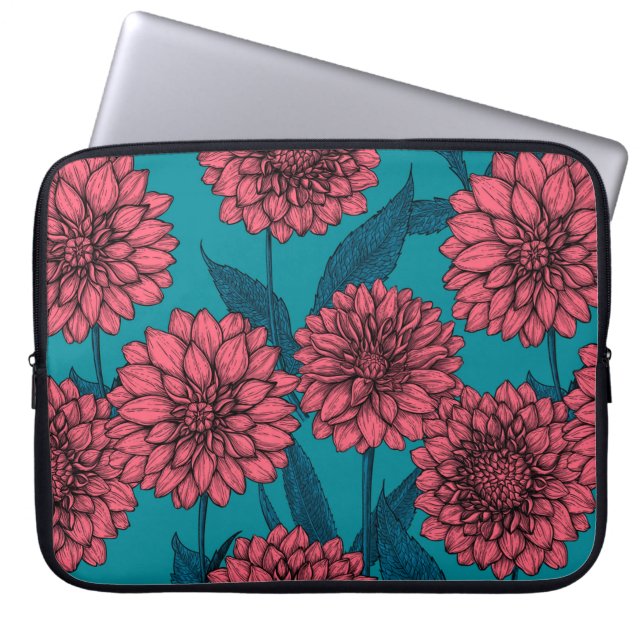 Capa Para Notebook Dahlias (Frente)
