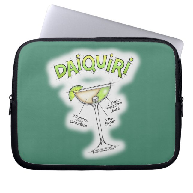 CAPA PARA NOTEBOOK DAIQUIRI RECIPE COCKTAIL ART (Frente)
