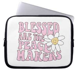 Capa Para Notebook Daisy and Peace Makers Slogan