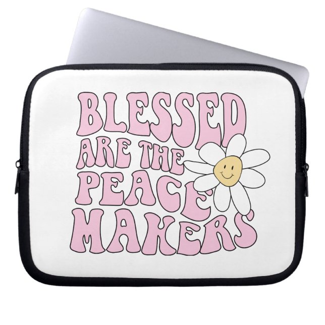 Capa Para Notebook Daisy and Peace Makers Slogan (Frente)