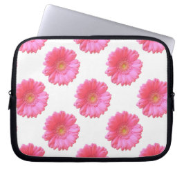 Capa Para Notebook Daisy gerbera rosa