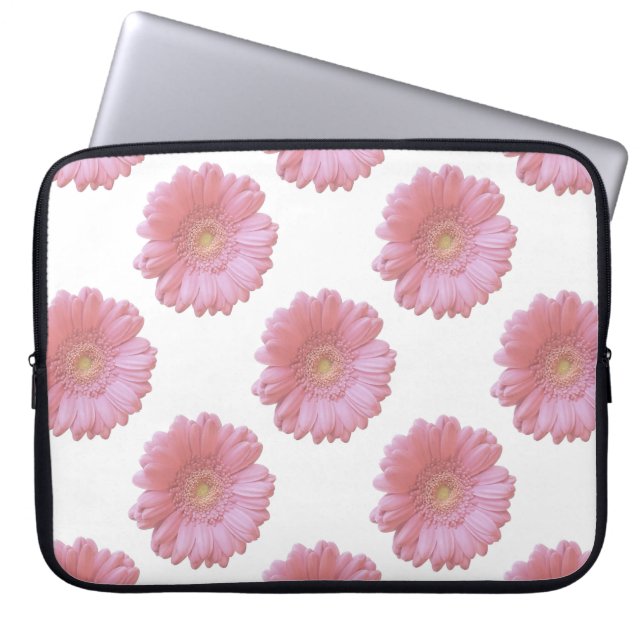 Capa Para Notebook Daisy gerbera rosa pálido (Frente)