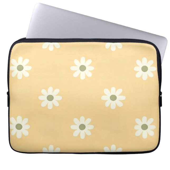 Capa Para Notebook Daisy Smile Floral adolescente feminina (Frente)