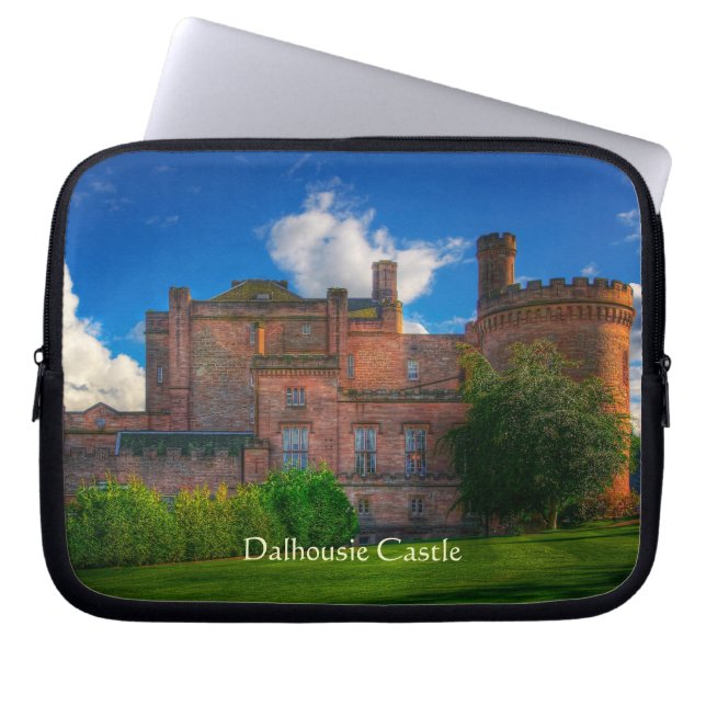 Capa Para Notebook Dalhousie Castle, Midlothian, Escócia (Frente)