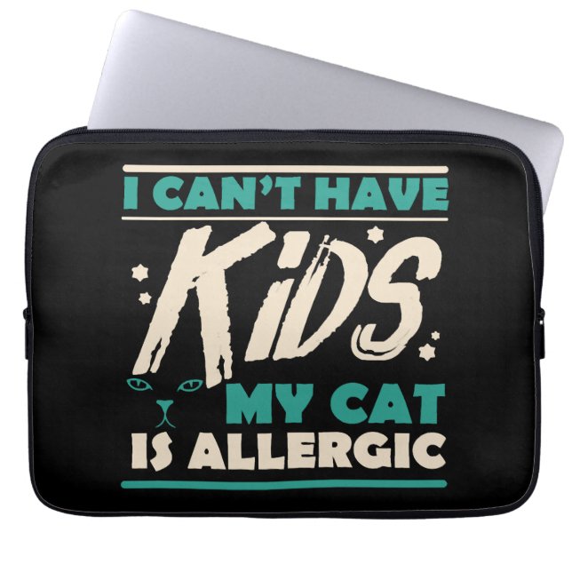 Capa Para Notebook Dama de gato engraçado (Frente)