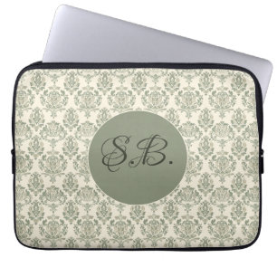 Capa Para Notebook Damasco Verde