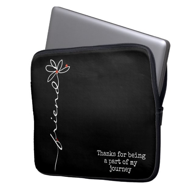 Capa Para Notebook Damybugs sobre a Margarida Amiga (Frente Esquerda)