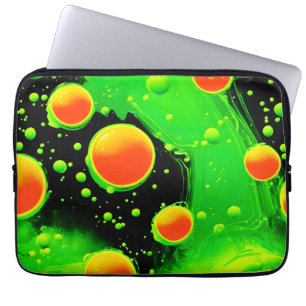 Capa Para Notebook DanÃ§a de Bolhas Neon Elétricas