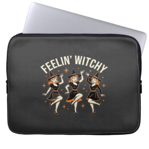 Capa Para Notebook Dança de Bruxa de Halloween Feelin’ Witchy