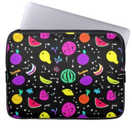 Capa Para Notebook Dança de Fruta Neon Energetizada