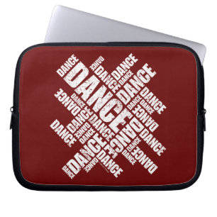 Capa Para Notebook Dança tipográfica (em apuros)