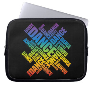 Capa Para Notebook Dança tipográfica (espectro)