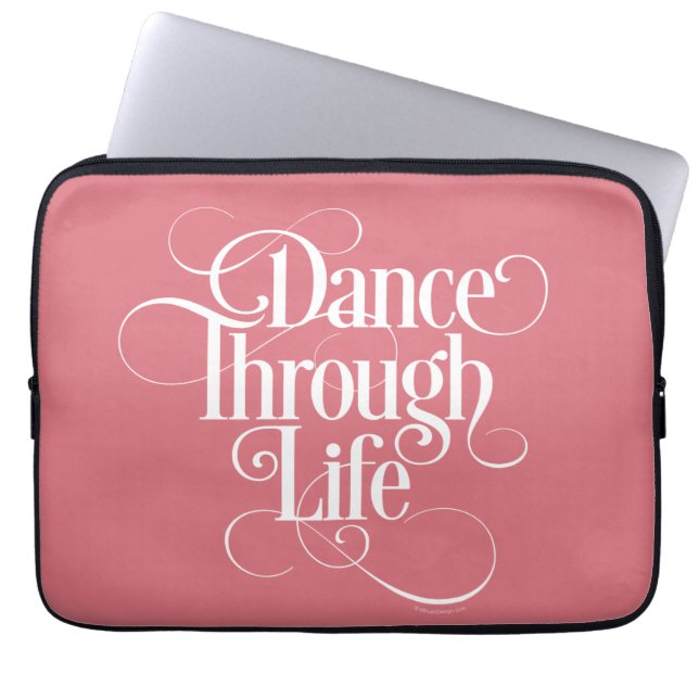 Capa Para Notebook Dançar Através Da Vida (Frente)