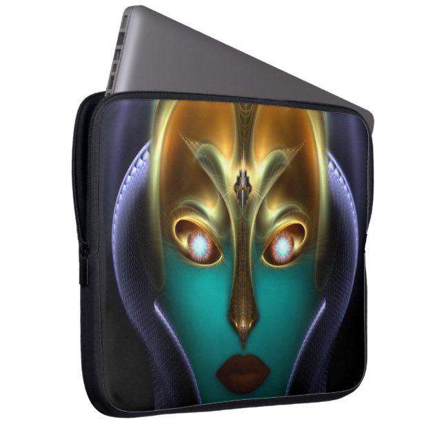 Capa Para Notebook Daria Cyborg Queen Bolsa de laptop (Frente Esquerda)