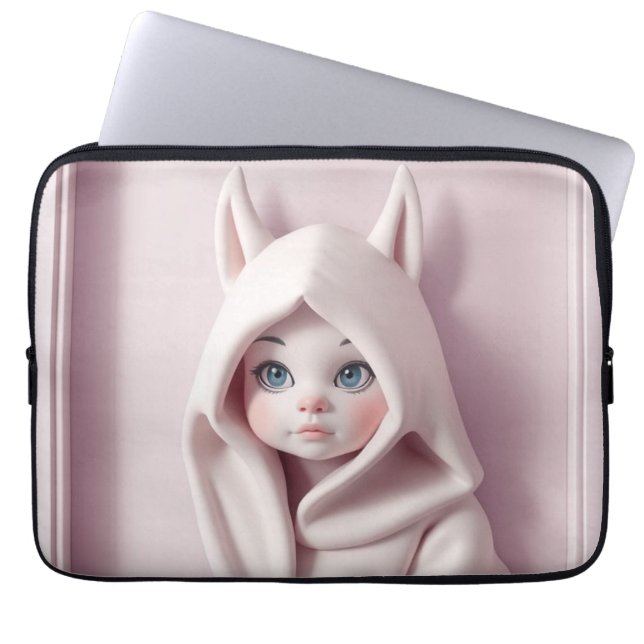 Capa Para Notebook „Das Mädchen im Zaubermantel“ (Frente)