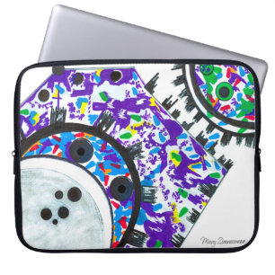 Capa Para Notebook De "rodas denteadas" 13" Deco a bolsa de laptop