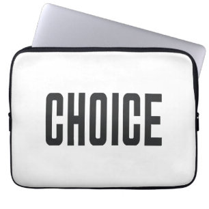 Capa Para Notebook Declaração Política do Corpo do Estilo CHOICE 80s