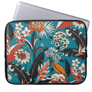 Capa Para Notebook Deco Floral Artístico: Padrão Vintage Invisível
